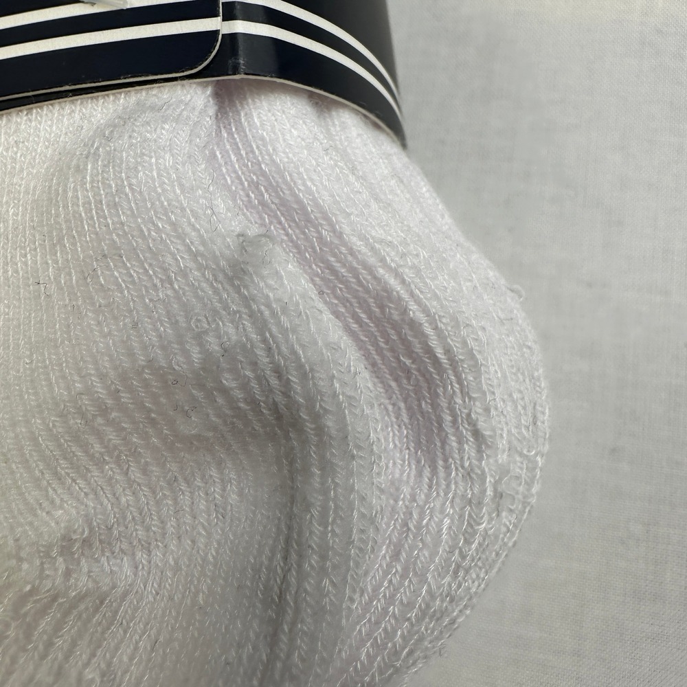 Nautica 10 Pair Low Cut Socks Cotton Blend Cushion White Kids 10-4 - Picture 5 of 8